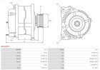 AS-PL Generator "Brandneu | AS-PL | Lichtmaschinen", Art.-Nr. A0142(P)