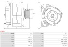AS-PL Generator "Brandneu | AS-PL | Lichtmaschinen | 2542554", Art.-Nr. A3034