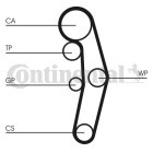 CONTINENTAL CTAM Wasserpumpe + Zahnriemensatz, Art.-Nr. CT1028WP1