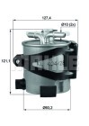 KNECHT Kraftstofffilter, Art.-Nr. KLH 44/25