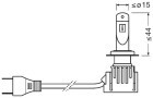 OSRAM Glhlampe, Fernscheinwerfer "NIGHT BREAKER LED", Art.-Nr. 64210DWNB